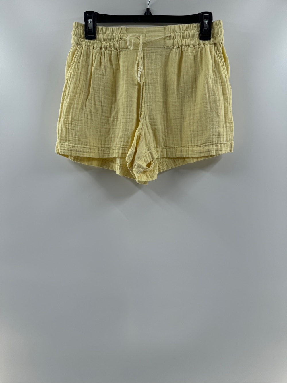 Billabong Yellow Gauze Drawstring Cover Up Shorts – Women's Large